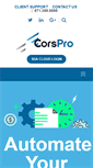 Mobile Screenshot of corspro.com